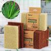 5/10pcs Sisal Microfiber Sponge Eco-friendly Natural Fiber Sponges Kitchen Dishwashing Cleaning Cloth Pan Pot Scouring Pad