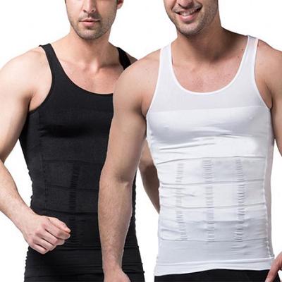 Erkek Zayıflama Vücut Şekillendirici Bel Eğitim Korse Tank Top Yelek Shapewear