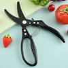 Heavy Duty 420J2 Stainless Steel Kitchen Scissors with Aluminum Alloy Handle for Food BBQ Meat Chicken