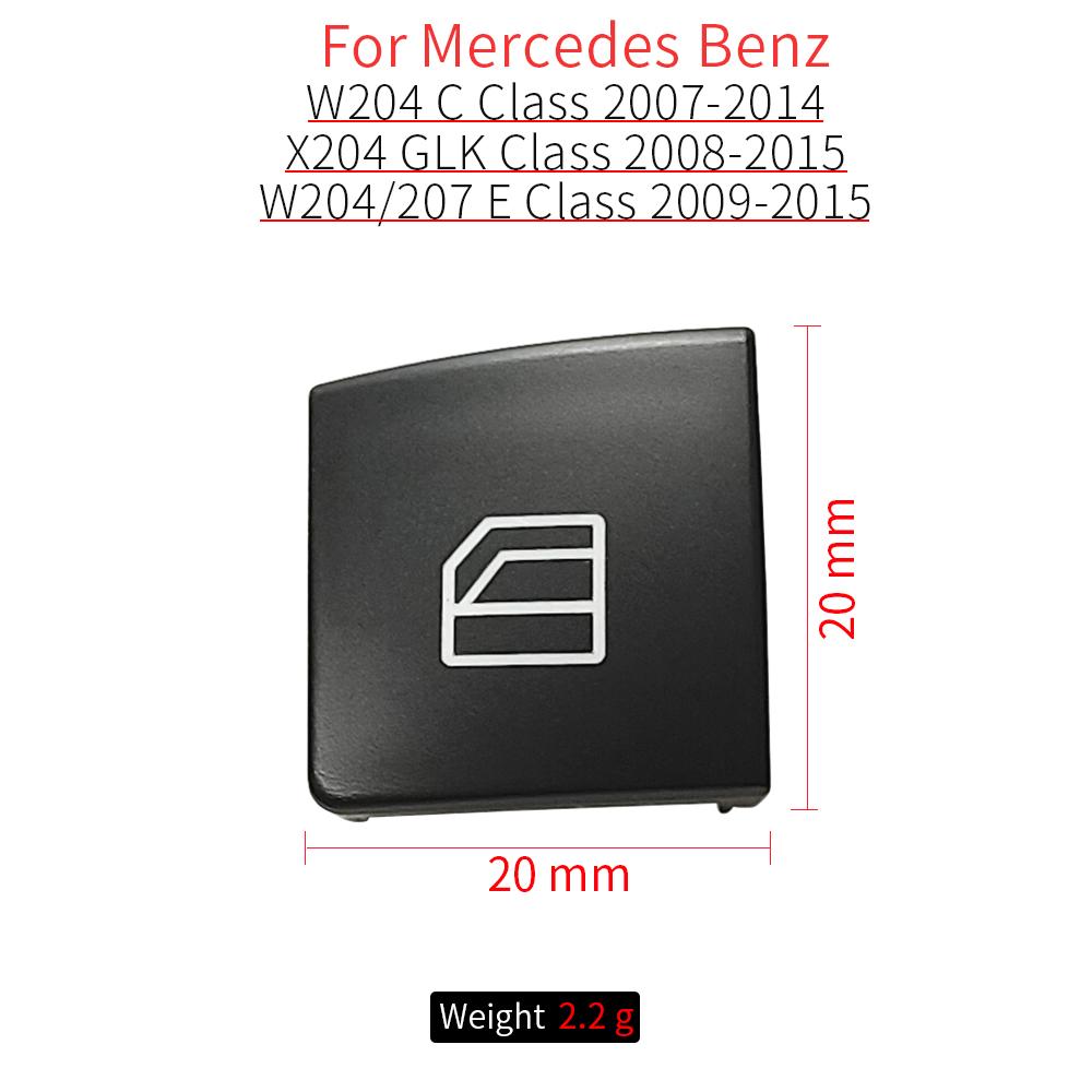 For Mercedes W204 W212 W207 X204 Car Power Window Switch Button Cover Cap For Benz C E GLK Class Coupe C200 E260 GLK300