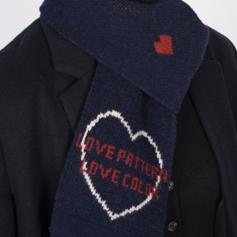 BB’DE SOLI’DE Heart Muffler 2color