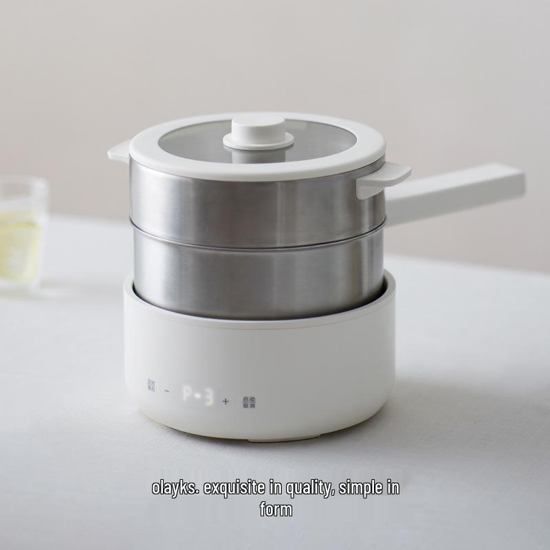 

Olayks Lishi 2.5л Багатофункціональна електрична каструля для гуртожитків – Роздільного типу для смаження, приготування на пару, кип ятіння та миттєвої локшини.