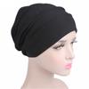 Head Wraps Inner Hijabs Cap Women Cotton Hat Chemo Cap Solid Color Bonnet Slouch Beanies