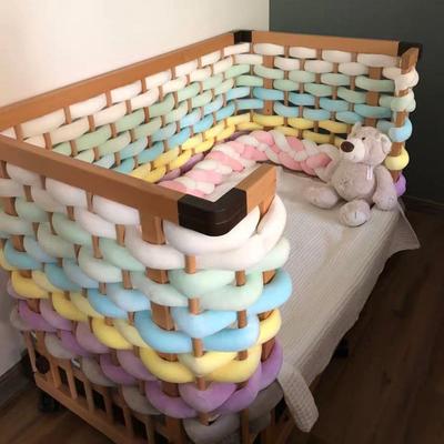 Bumper Paturic de Bebeluși Tricotat cu un Singur Fir European 5cm - Decorațiune Handmade Anti-Coliziune & Anti-Cădere