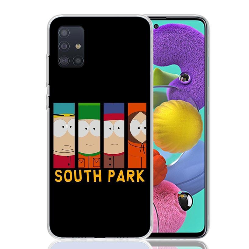 

Cartoon S-South P-Parkes Phone Case for Samsung Galaxy A52 A51 A50S A12 A22 A32 A72 A10S A30S A31 A71 Note 20 Ultra 10 Plus S10 Samsung Note 20Ultra