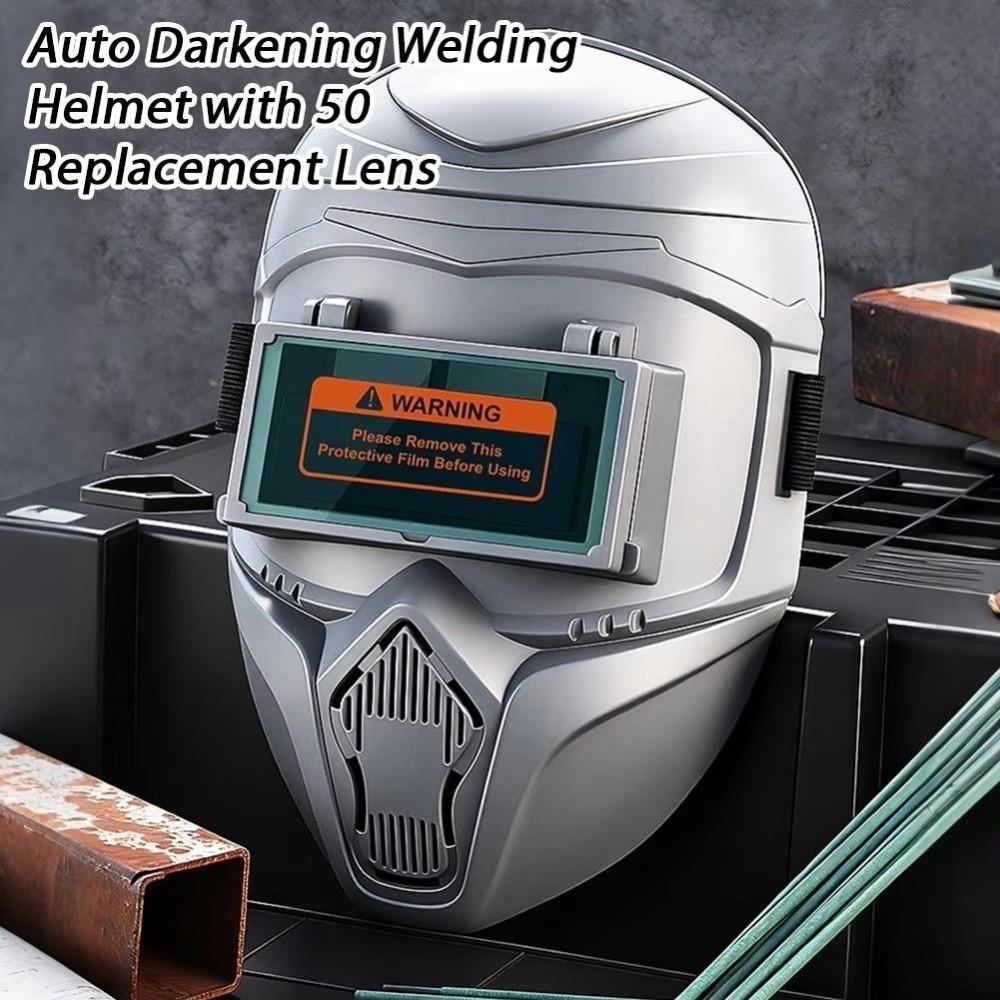 Maschera per saldatura auto-oscurante Scudo per saldatore ad alta definizione Casco da saldatura professionale Smerigliatura
