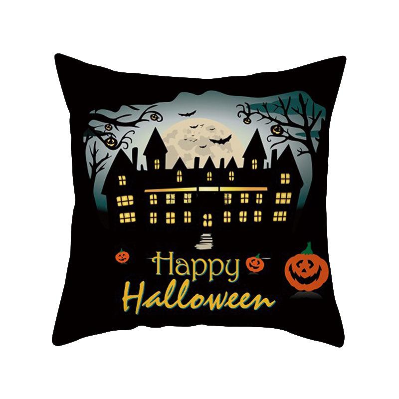 New Halloween Pumpkin Home Decoration Pillow Cover Sofa Cushion Pillow Cover