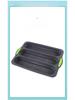 Silicone Perforated Baguette Baking Pan - 3-Slot Non-Stick Bread and Cake Mold