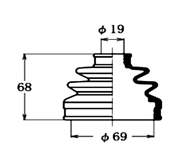 Ohno Rubber (OHNO) Drive Shaft Boots FB2194