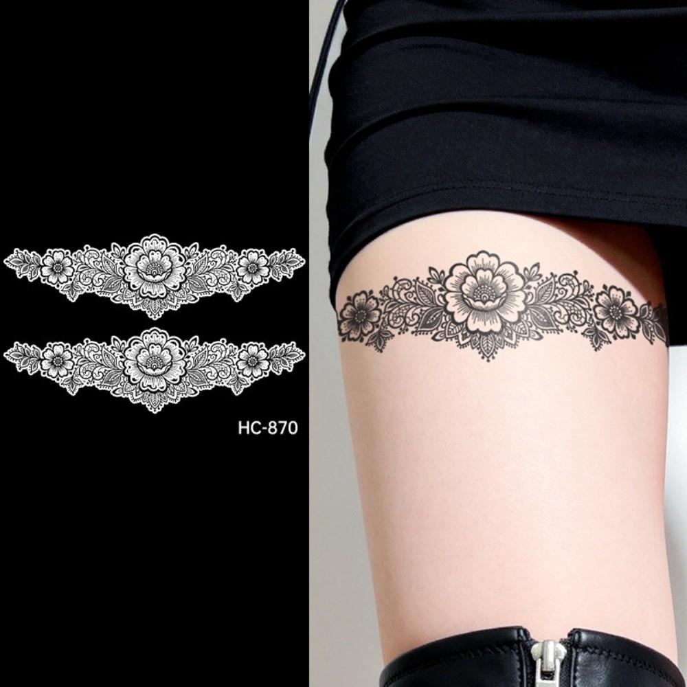 Fake Henna Temporary Tattoo Stickers Water Transfer Decals Body Art Sticker  Finger Hand Legs Arm