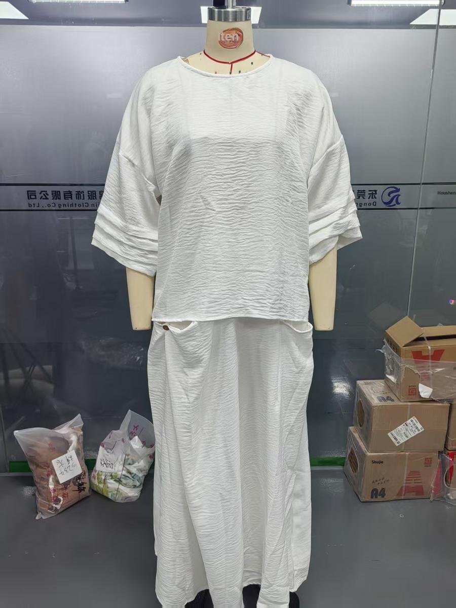 

Four Seasons New Cotton Linen Set Women s Fashion Casual Loose Pants Two Piece XXXL