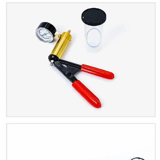 Hand Held Vacuum Pump Brake Bleeder Set Clutch Fluid Bleed Tester Tool Kit Oil Change Power Steering Fluid Bleeding Tool Kit