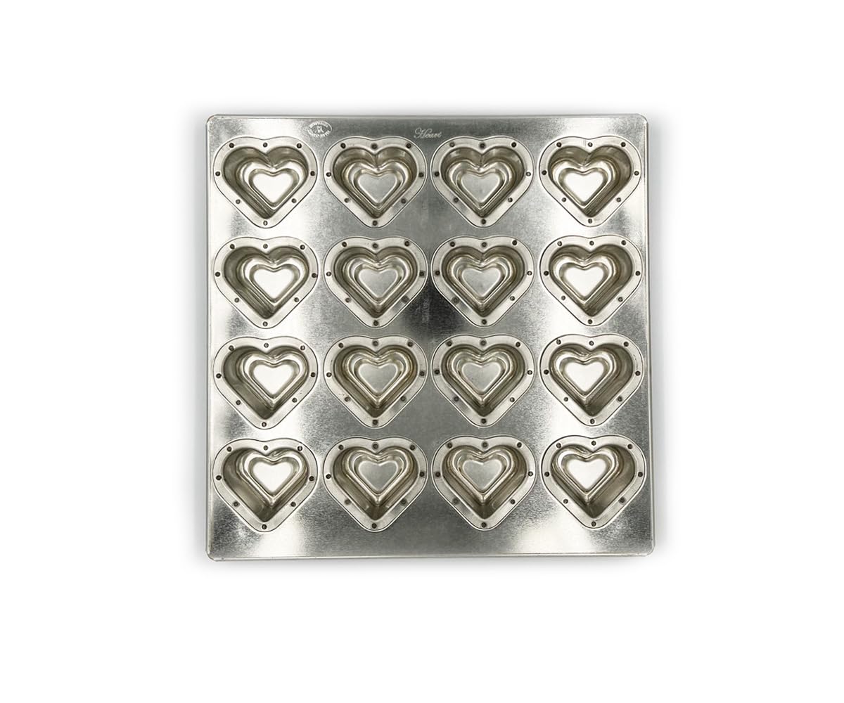 Matsunaga Manufacturing Silver Double Heart Top Plate 16P