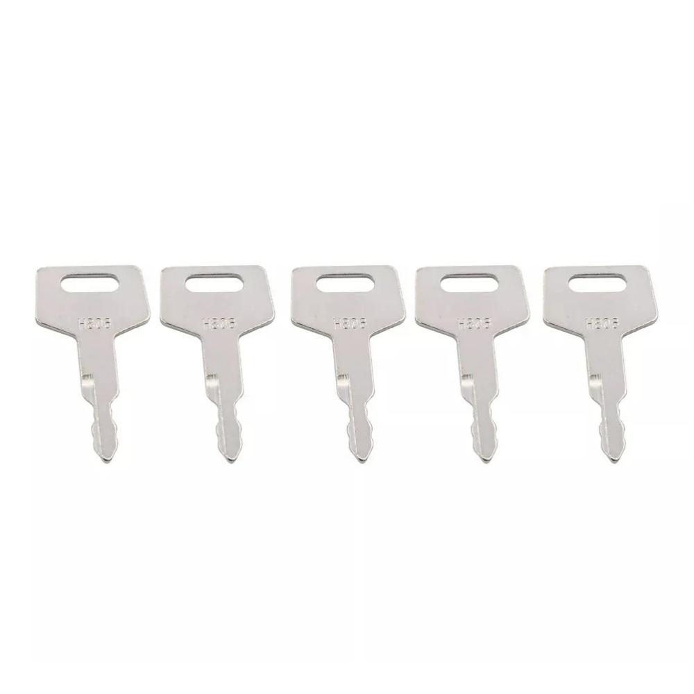 5Pcs Keys H806 17001-00019 For Takeuchi Excavator Track Loader