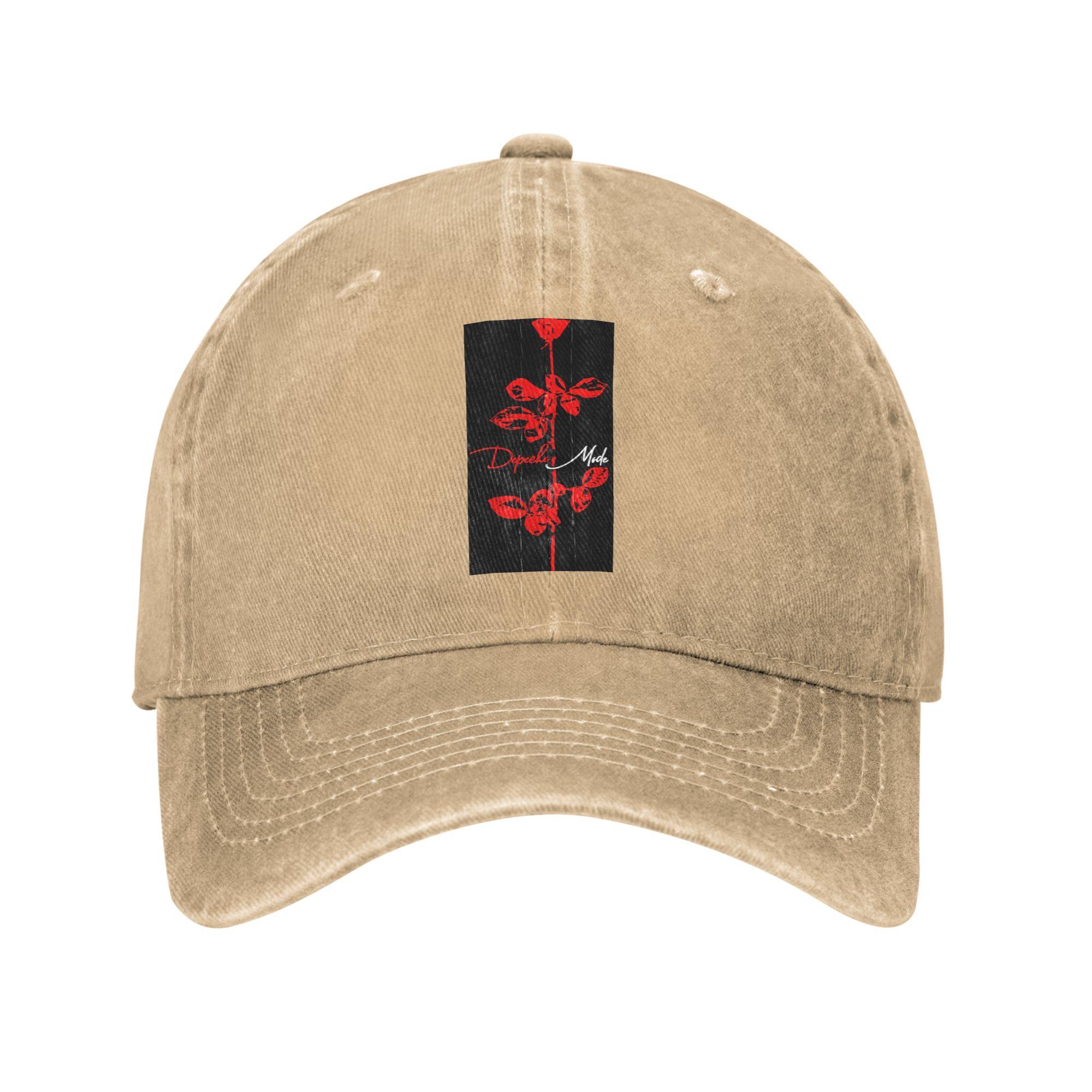 

Depeche Cool Mode Music Violator Washed Denim Cap Casual Baseball Caps Adjustable Hat Summer Unisex Baseball Hats One Size