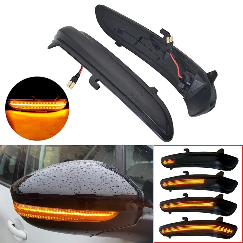 2Pcs Dynamic LED Side Mirror Blinker Flowing Light for Peugeot 208 2008 I Citroen C3 III C4 Cactus Opel/Vauxhall 57B1206E