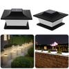 Solar Post Cap Light LED Fence Light IP54 Waterproof Solar Powered Post Light Decorative Garden Lamp for Garden Patio Porch