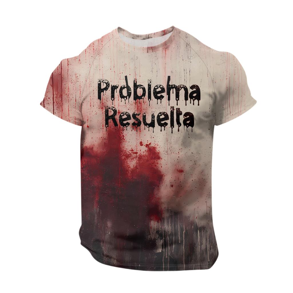 Men's Solid-color Classic Lapel Short-sleeved Sporty Casual Shirt Top