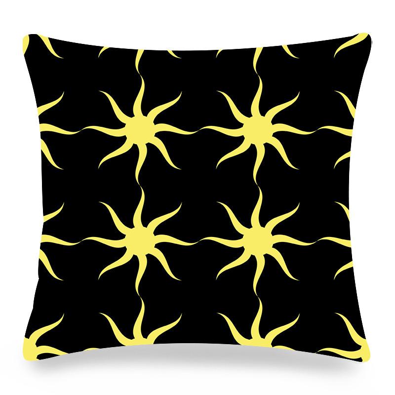 Home Decor Colorful Patterns Decorative Digital Print Pattern Cushion Cover Suitable for Sofa Bedroom Car Pillow Cover