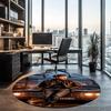 Supernatural Printed Round Rug Carpet Chair Rug Area Rug Entryway Doormats,for Office Chair Living Room Bedroom Kitchen Room.