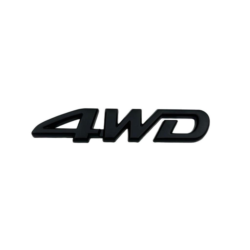 RAV4 4WD Emblem Lettering Decorative Sticker for Toyota