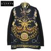 [Domestic Regular] PARURES DES SABLES Carre Docking Half Button Long Sleeve Shirt/ Tops L Black / multicolorUsed