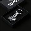 Toyota Bilemblem Nyckelring Zinklegering Nyckelring Hänge Tillbehör För Toyota Corolla Yaris Aygo Prius Camry Auris Avensis 4Runner