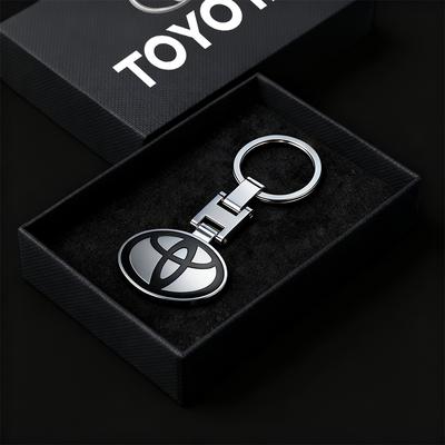 Chaveiro Emblema de Carro Toyota Liga de Zinco Pingente Chaveiro Acessórios Para Toyota Corolla Yaris Aygo Prius Camry Auris Avensis 4Runner