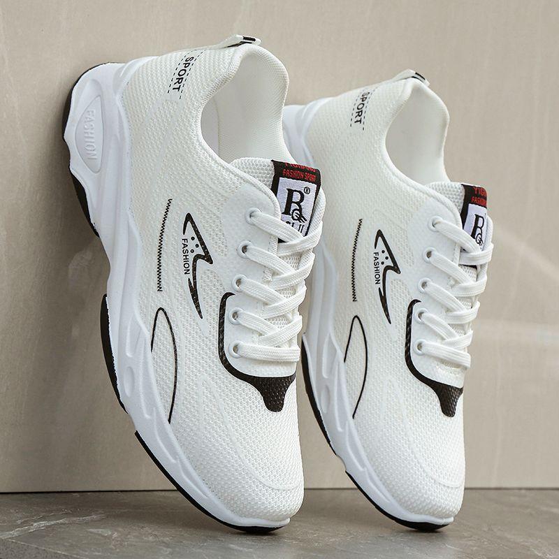 Осенние новые дышащие мягкие повседневные кроссовки для бега спортивная обувь модные 38