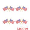 10Pcs USA Independence Day Embroidery Patches, Flag Eagle Bow Iron On Patches for Clothing Backpack Jeans DIY
