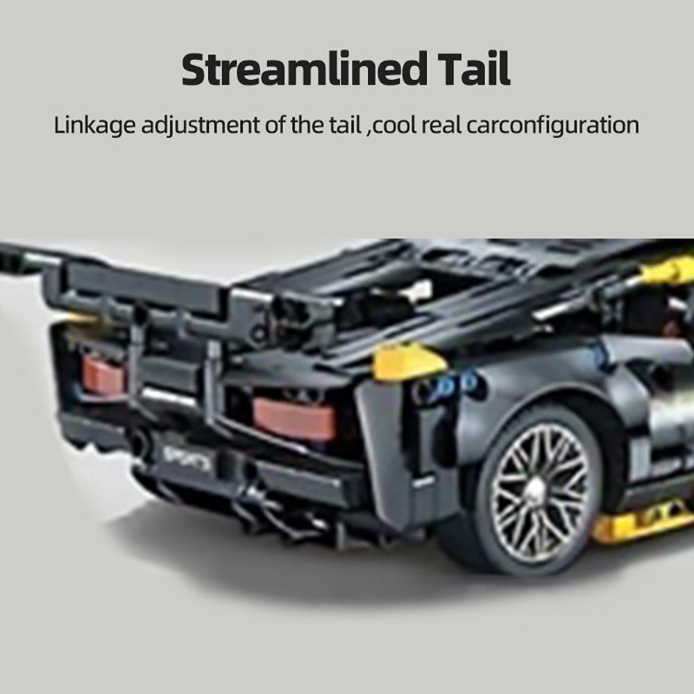 1259PCS Supercar Building Blocks Kit Children's Toys Adult Decompression Collectible Building Blocks Men's Desktop Decoration