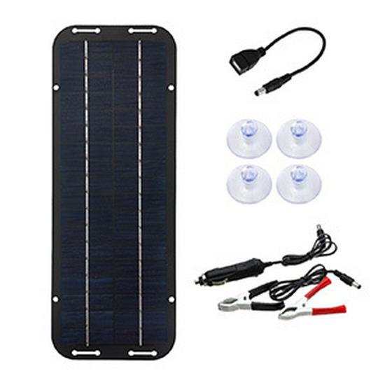 Exclusive 6W 5V Polycrystalline Solar Panel with USB-C Outdoor Charger