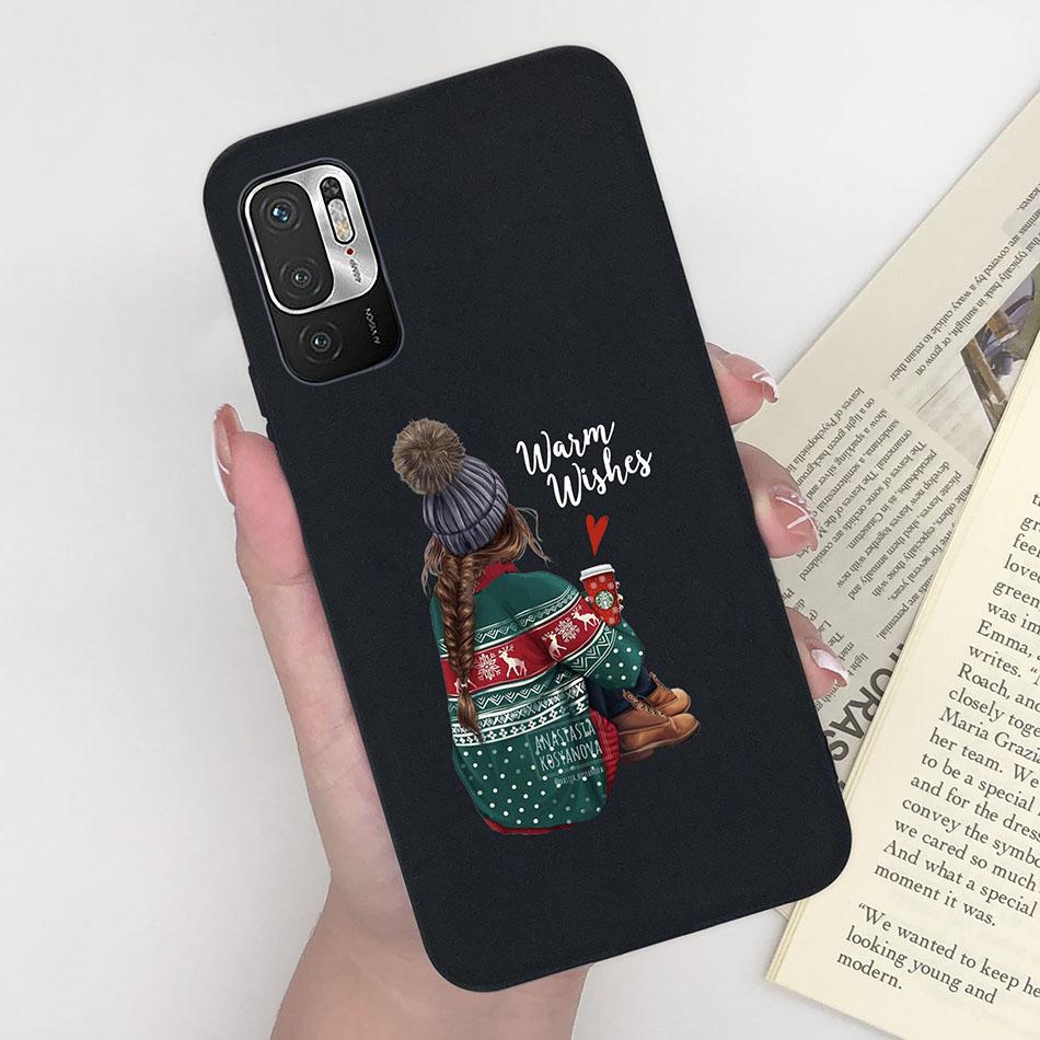 For Xiaomi Redmi Note 10 10T 11 SE 5G Case Pilot Cartoon Pattern Soft Silicone Back Cover For Xiaomi Poco M3 Pro 5G New Bumper