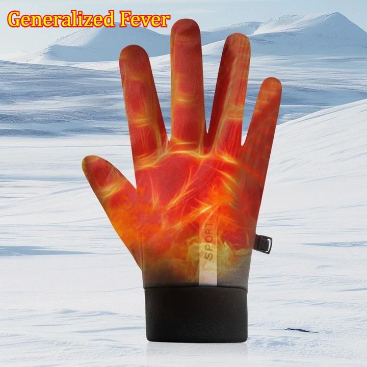 Autumn/Winter Outdoor Cycling Gloves-Fitness & Running Gloves, Warm, Touchscreen-Resistant, Waterproof, Motorcycle Gloves