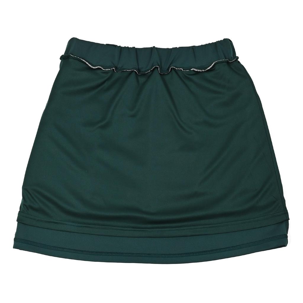 Delsol 7907 Hahnentrittmuster Ponte Langarm 2025 Golf Plus 4L Set, Grün, Stretch, Herbst/Winter Damenbekleidung, Halbreißverschluss, Größen, Grün, M, L, LL, 3L,