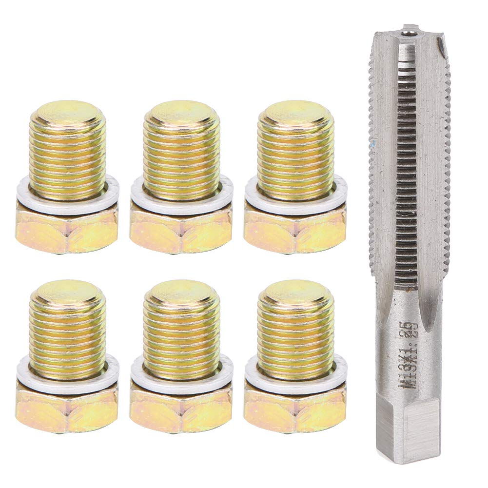 Thread Repair Kit, Oil Drain Plug Tap Set M13 X 1.25mm for Automotive Threading Tools, Gearbox Repair with Sump, Universal Fitment