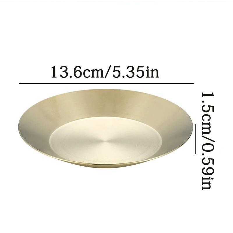 304 Stainless Steel Food Storage Trays Dipping Sauce Dish BBQ Picnic Camping Food Container Tableware