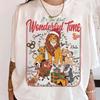 It's The Most Wonderful Time Christmas Shirt, Retro Lion King Simba Holiday Tee, Magical Family Vacation T-shirt
