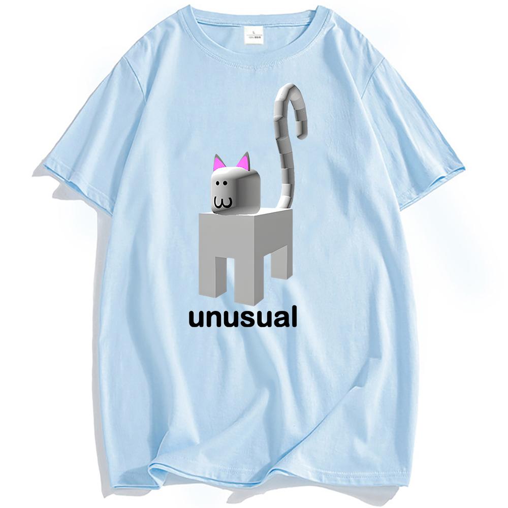 Unusual Cat Meme T-shirt Men Women Clothing Casual Short Sleeve O-neck Tshirts Unisex Streetwear Funny Graphic T Shirt