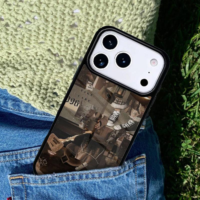 Vintage Aesthetic Soft Phone Case For iPhone 17 AIR 16 Pro Max 15 14 Pro 11 12 13 Shockproof Silicone Cover