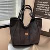 New Large-capacity Tote Bag College Students Simple Solid Color Casual Shoulder Commuting All-match Backpack