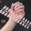 New Matte False Nails Square Head DIY Frosted Press On Nail Tips Full Cover Artificial Fingernails Ballet Detachable(No Glue)