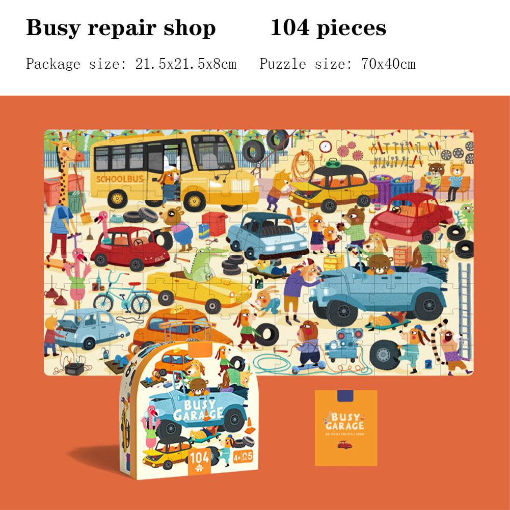 

Dinosaur Puzzles For Kids Cartoon Floor Puzzles With Carrying Box Preschool Learning Educational Toys Gifts For Boys Girls MD3078