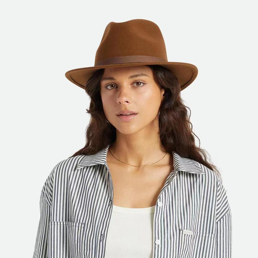 New foldable felt top hat, pure wool felt hat, fashion felt hat