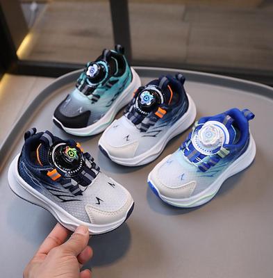 Fashion Kid Sport Shoes Autumn New Boy Basketball Rotating Buckle Kid Shoe Fashion Girl Shoe Light Running Shoe Tennis Shoes Zapatillas