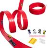 Flexible Race Track Children Toys DIY Double-track Racing Car Ramp Compatible 1/64th Cars Portable Rolls Up Boy Christmas Gift