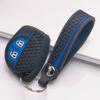 Silicone Remote Key Cover for Suzuki Swift Alto Jimny SX4 Vitara Ignis Celerio Dzire with Keychain Honeycomb Texture Shockproof Key Fob Protector
