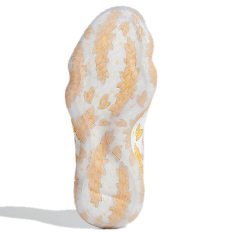 Adidas Ric Flair X Adidas Dame 7 Gca 'White Gold Metallic' Sneakers FY2802