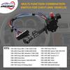Multi-Function Combination Switch Gray For | 1995-2002 Chevy Tahoe S10 GMC C1500 K1500 Suburban Yukon & More | Replaces# 2330814, 26100985, 26036312