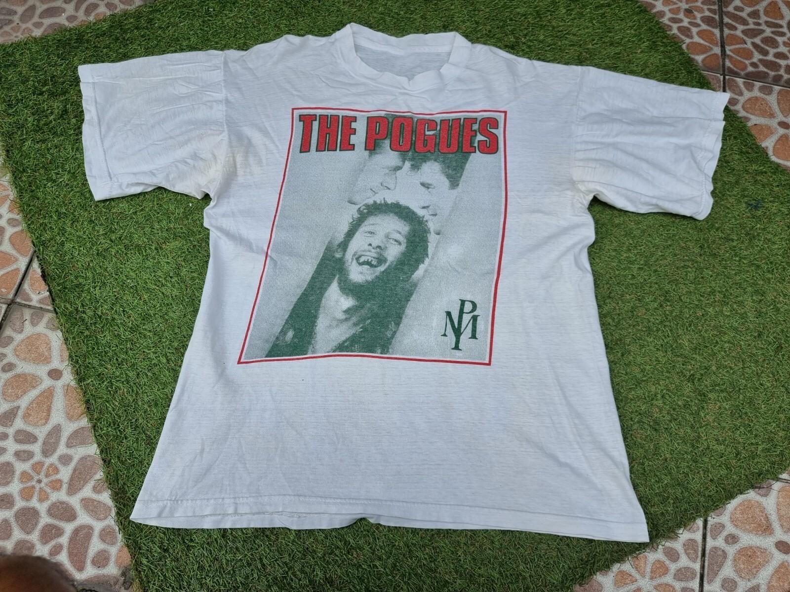 Vintage The Pogues Band Punk Rock T Shirt Unisex NZ396 FREE SHIPPING S